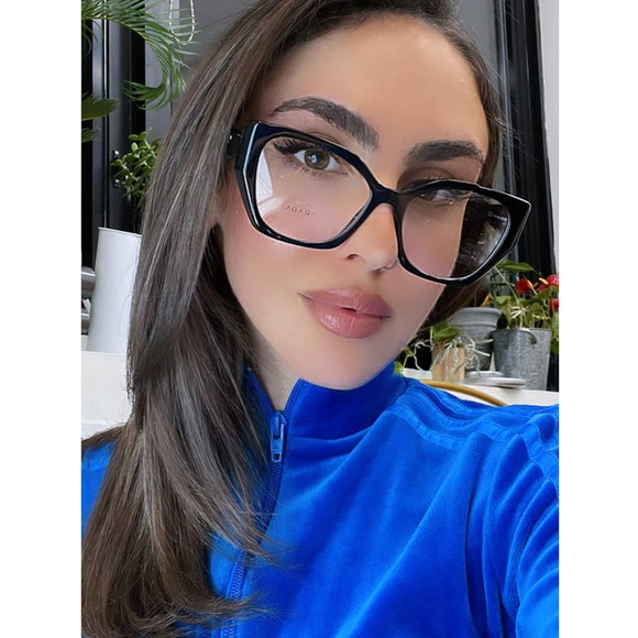 NEW Prada PR18WV Eyeglass Frames in Black - Picture 1 of 7